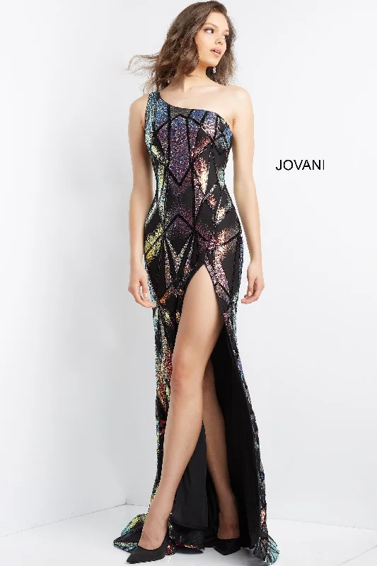 Jovani 06417 One Shoulder Sexy Evening Dress