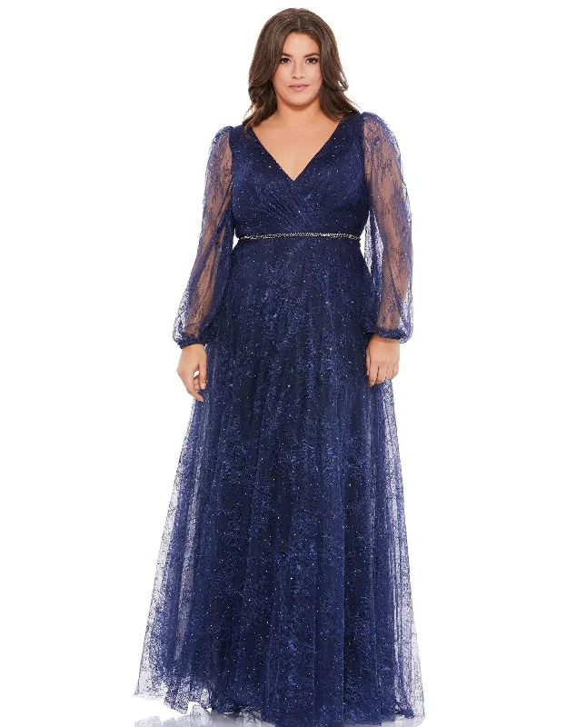 Mac Duggal Fabulous Long Plus Size Dress Sale