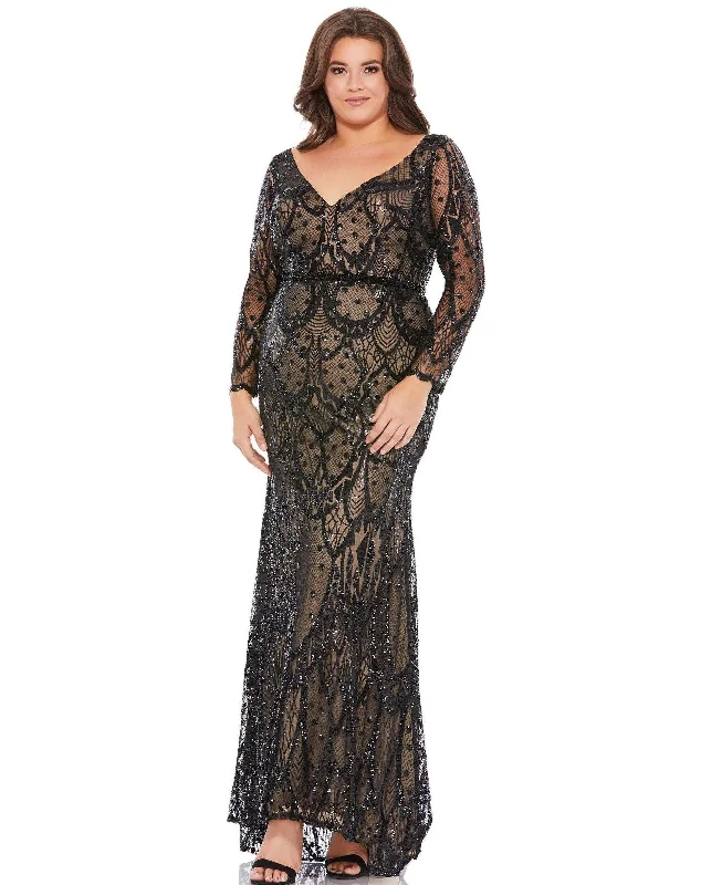 Mac Duggal Fabulouss Plus Size Long Dress Sale