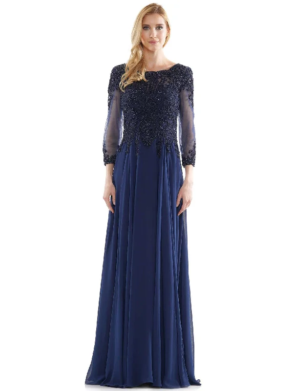 Marsoni Long Long Sleeve Mother of the Bide Gown 217