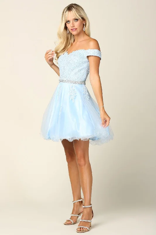 Prom Short Plus Size Off Shoulder Lace Cocktail Party Dress Sale