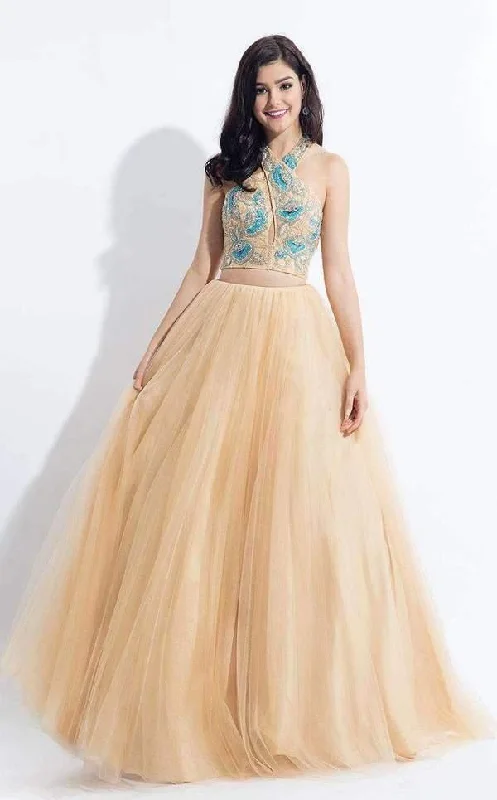 Rachel Allan Prom Long Two Piece Ball Gown 6155