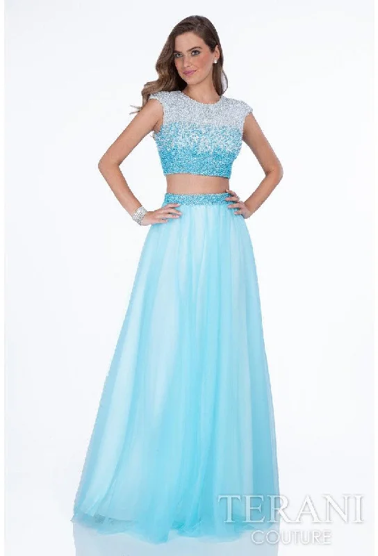 Terani Couture 1611P1352A Two Piece Long Prom Dress