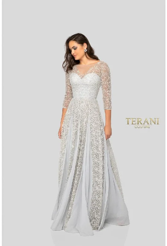 Terani Couture 1911M9297 Formal Long Sleeve Dress