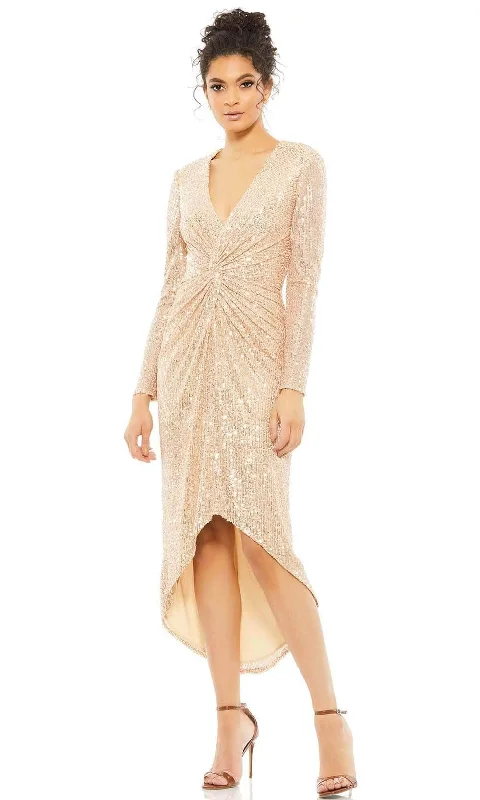 Ieena Duggal - 26549I Sequin High Low Dress