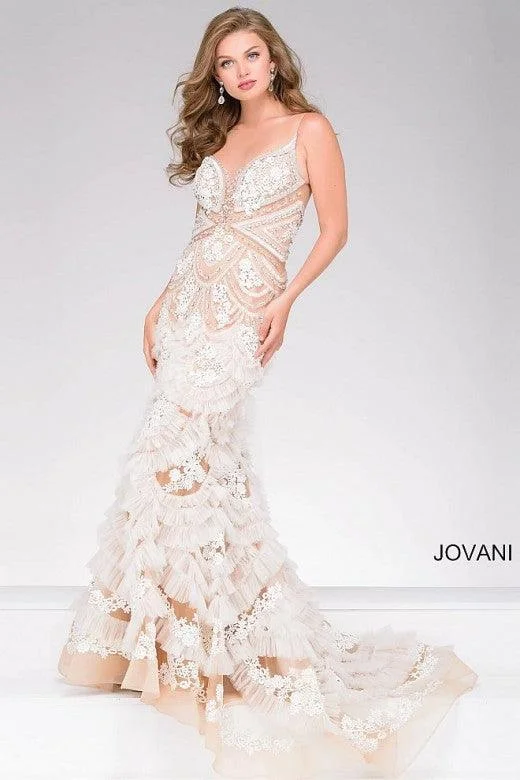 Jovani 41592 Sleeveless Long Prom Mermaid Dress