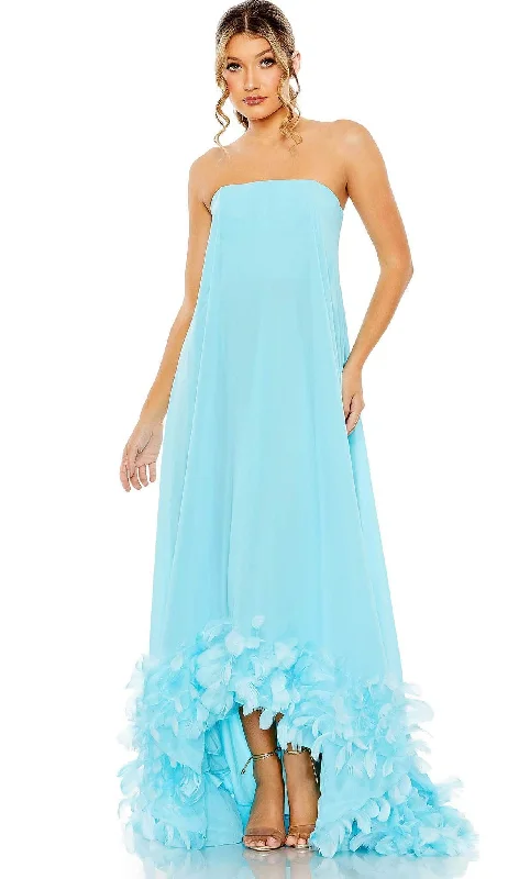 Mac Duggal 13001 - Strapless Feathered Dress