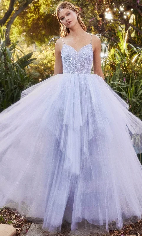 Andrea and Leo A1152 - Sleeveless Ruffled Skirt