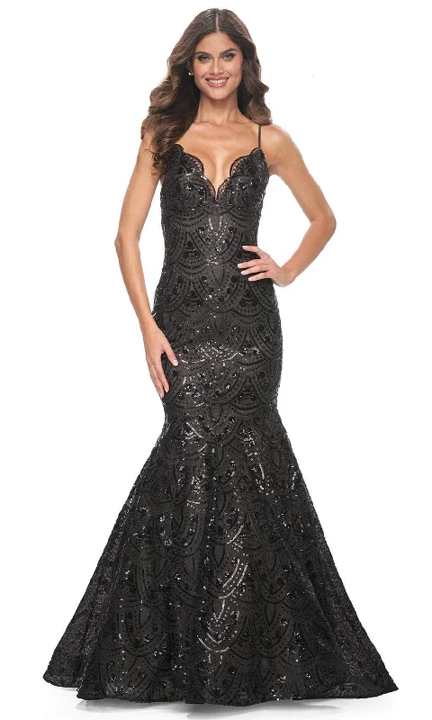 La Femme 32118 - Sequin Sleeveless Prom Gown